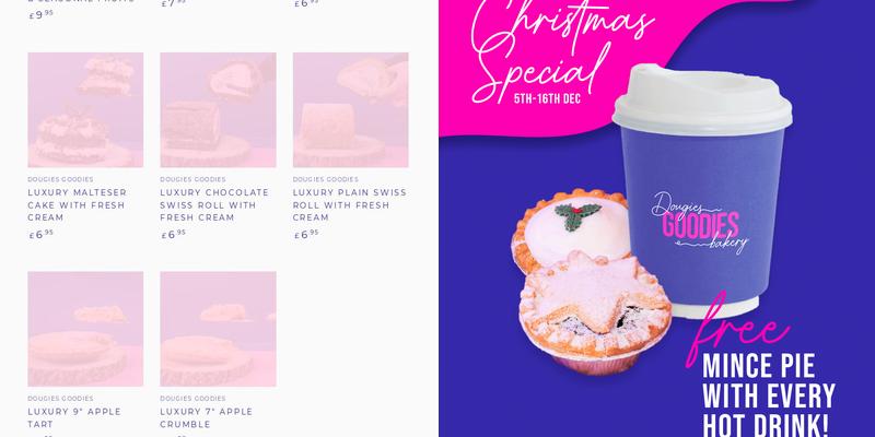 Dougies Goodies Menu