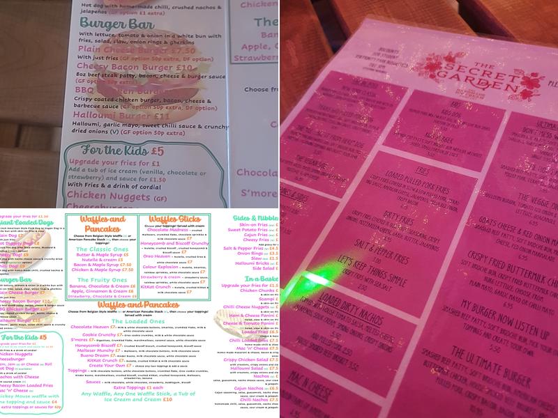 It’s Waffle Time Menu