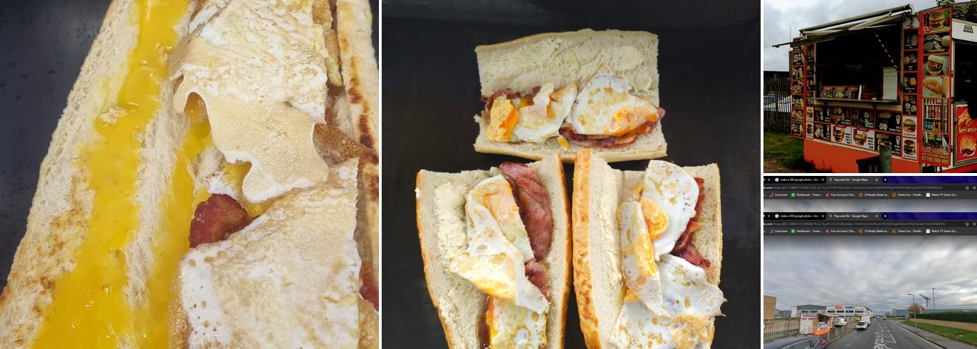 Full monty burger van