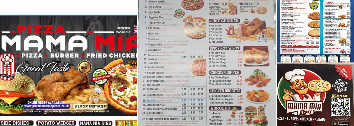 PIZZA MAMA MIA Menu