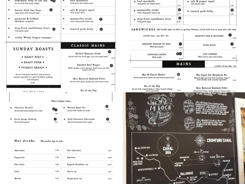 The Canal Inn – Pub & Kitchen Menu