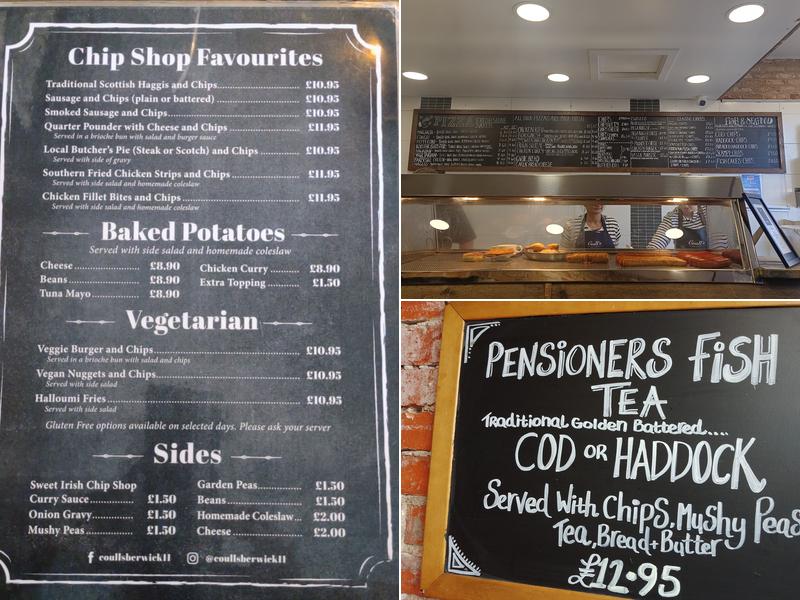 Coulls Fish Restaurant Menu