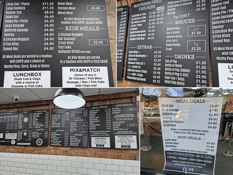 The Island House - Edgbaston Menu