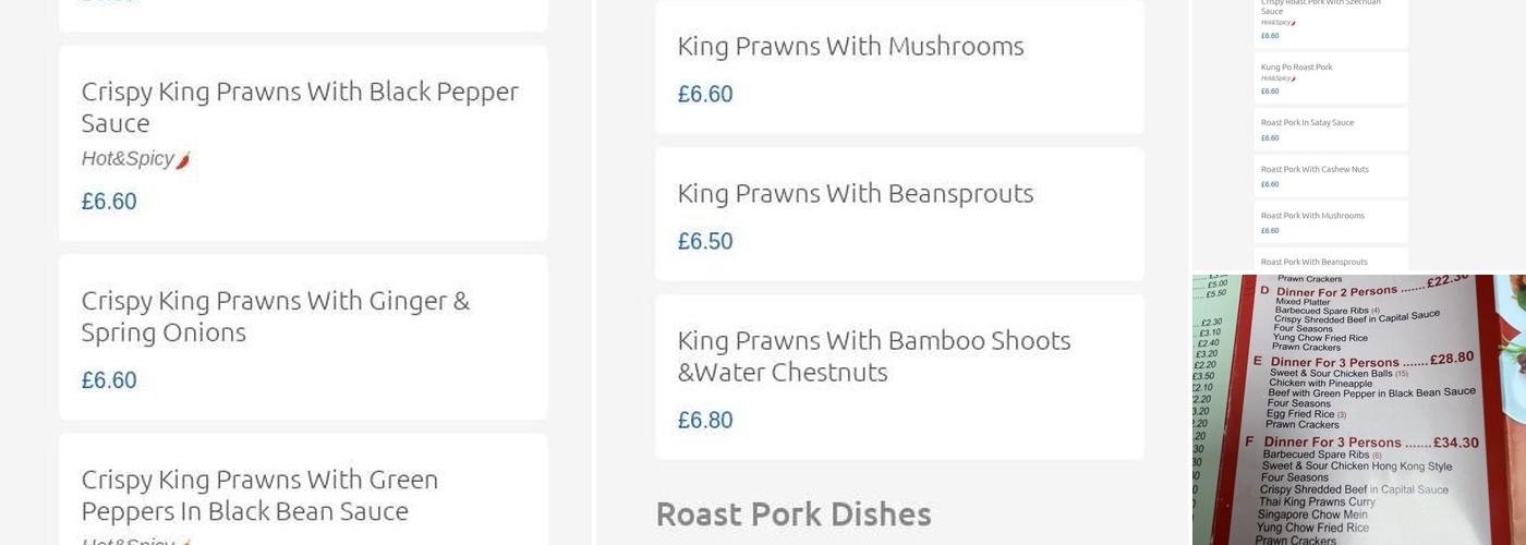 Chop Suey House Menu