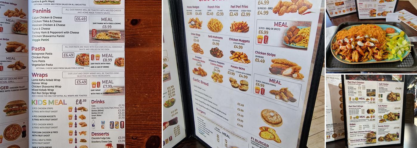 Fast 1 Pizza & Grill Smethwick Menu