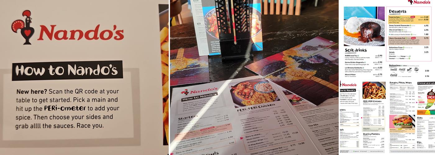 Nando's Birmingham - Perry Barr Menu