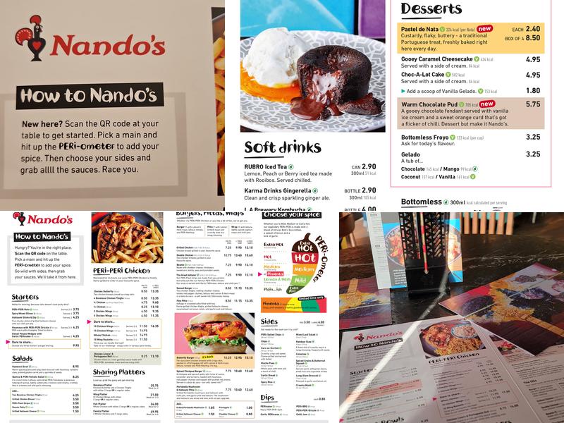 Nando's Birmingham - Perry Barr Menu