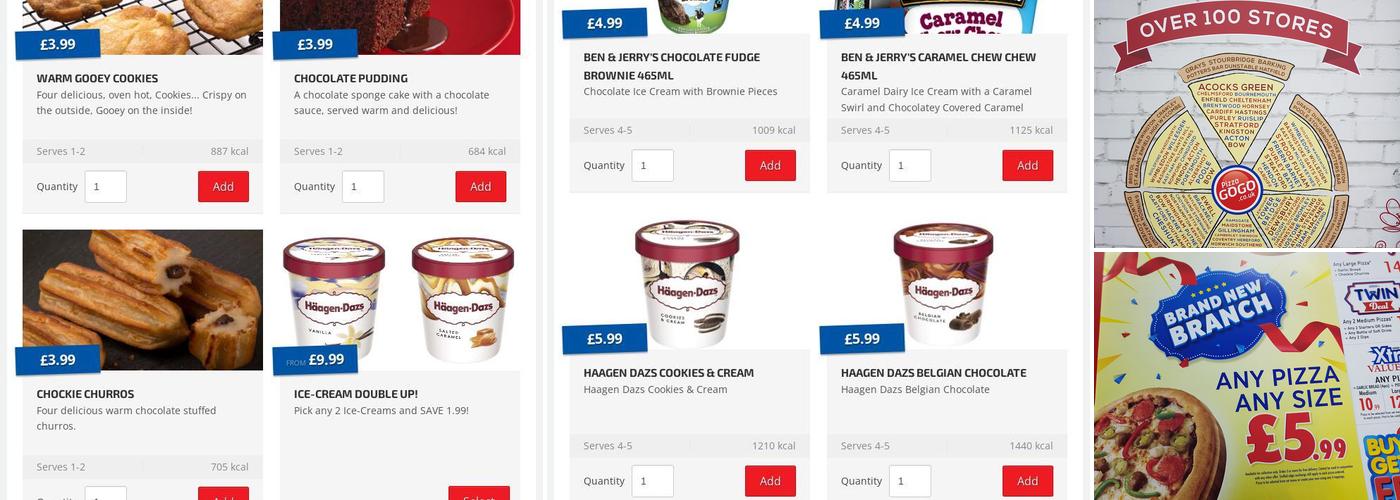 Pizza Go Go Acocks Green Menu