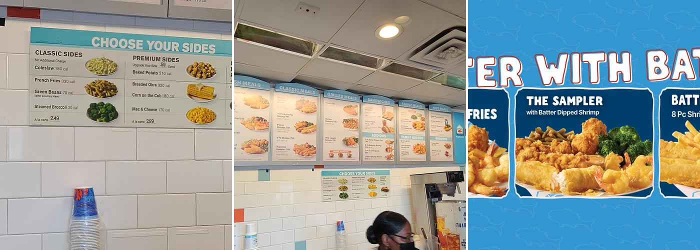 Captain D's Menu