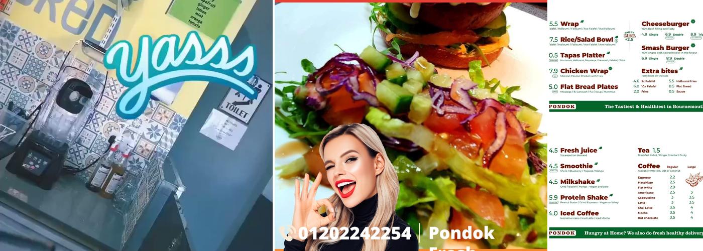 Pondok Fresh Falafel & Juice Menu