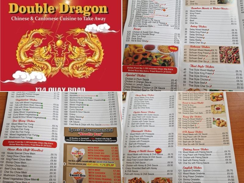 Double Dragon Menu