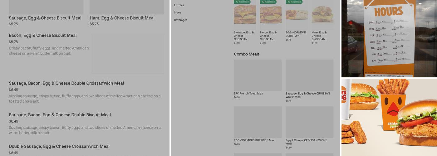 Burger King Menu