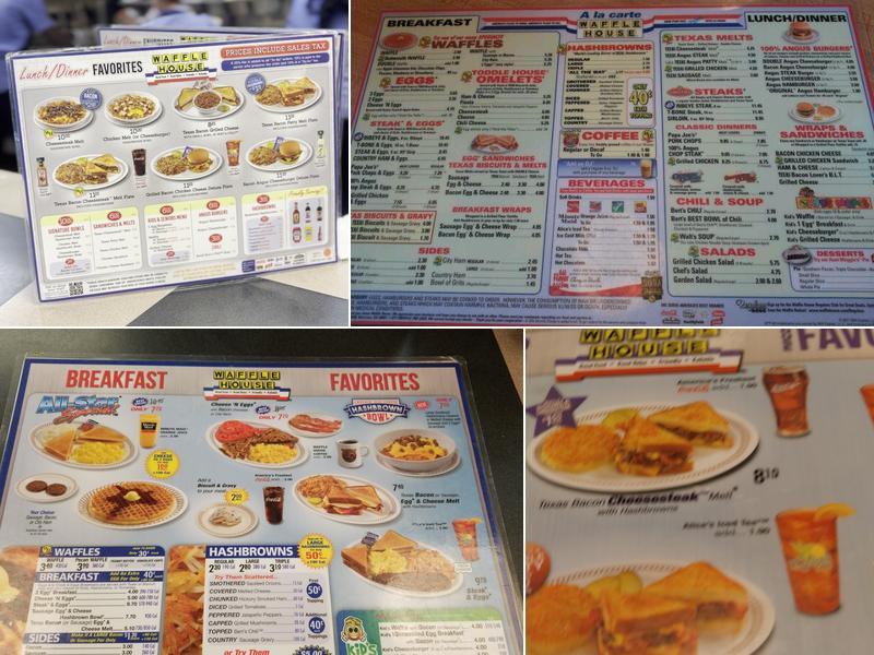 Waffle House Menu