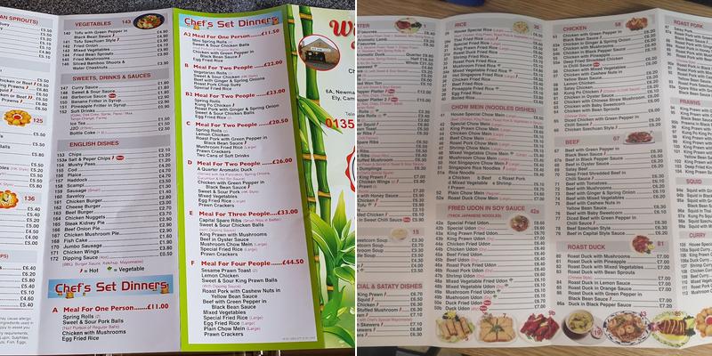 Will Wok Menu