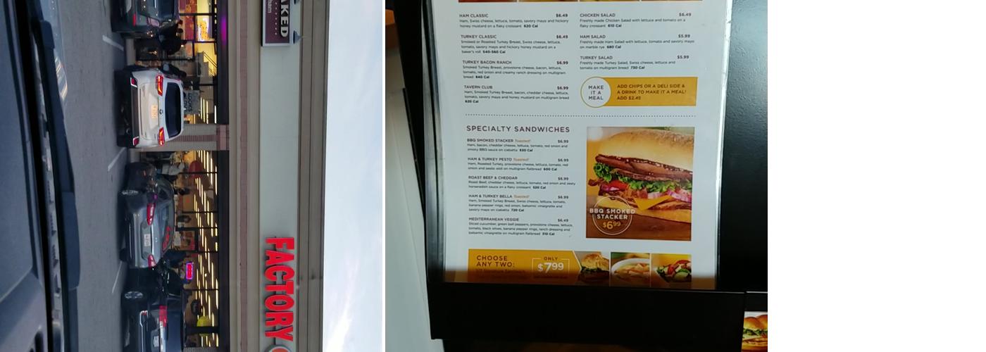 The Honey Baked Ham Company Menu