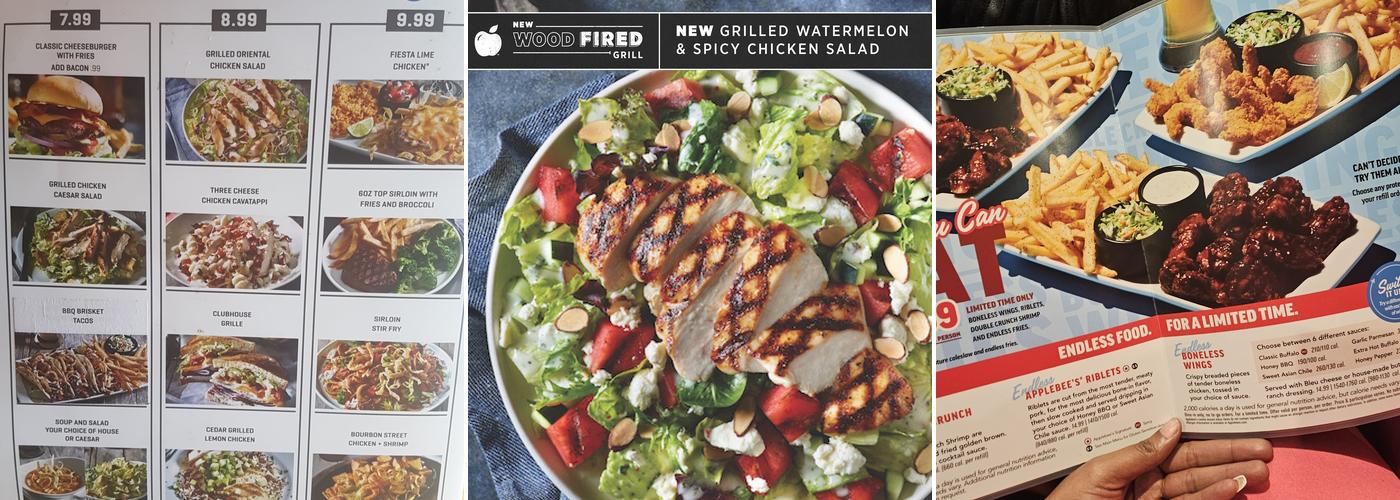 Applebee's Grill + Bar Menu