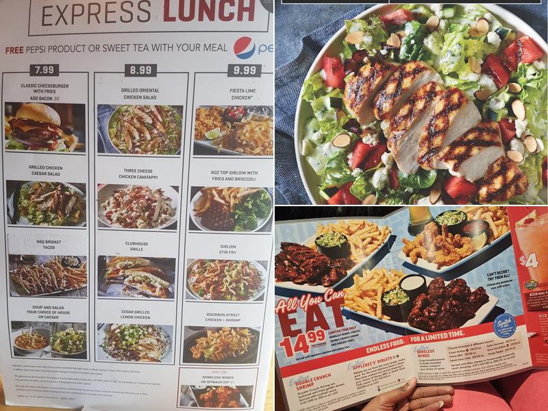 Applebee's Grill + Bar Menu