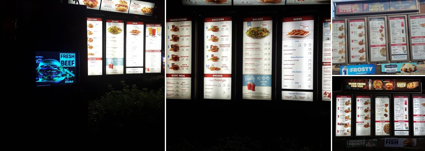 Wendy's Menu