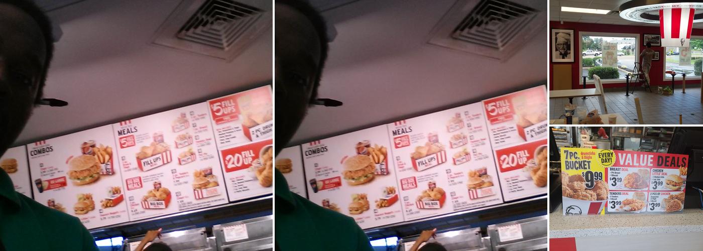 KFC Menu
