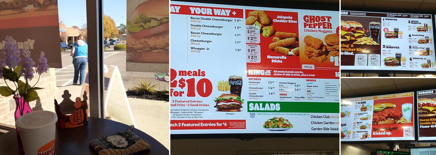 Burger King Menu