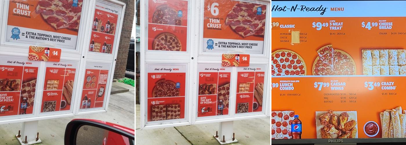 Little Caesars Pizza Menu