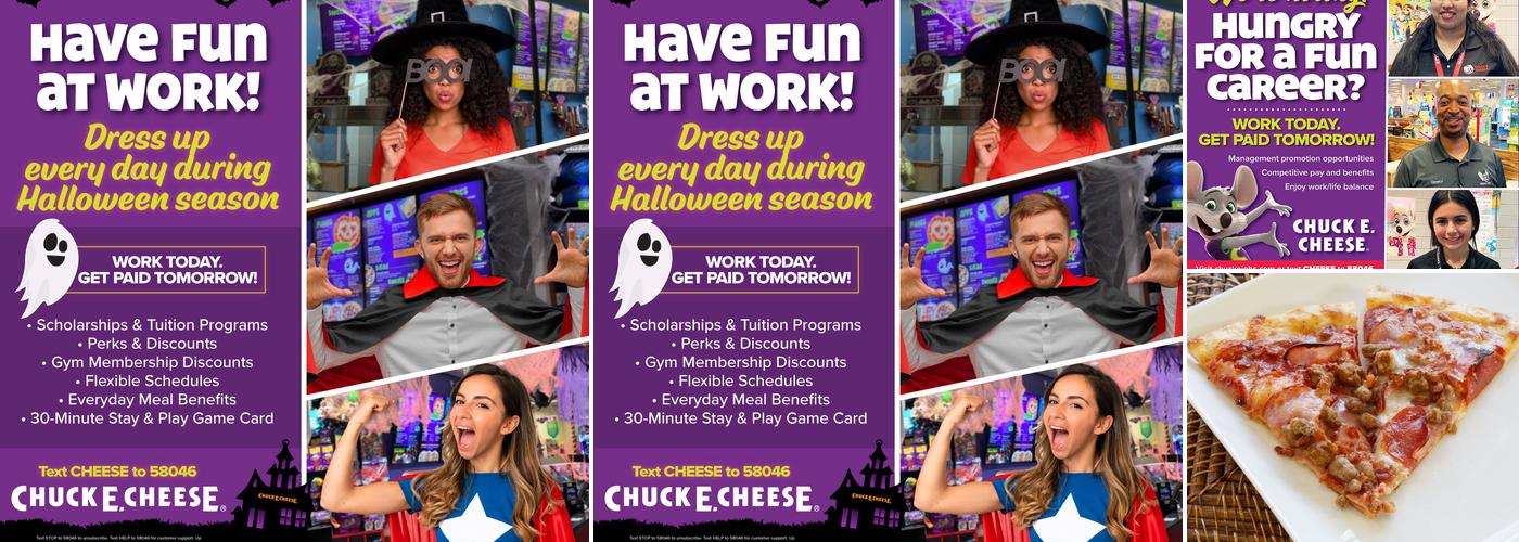 Chuck E. Cheese Menu