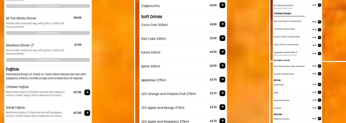 The Bank Bar & Bistro Menu