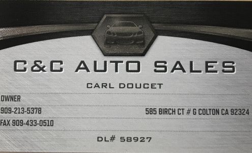 C AND C AUTO SALES