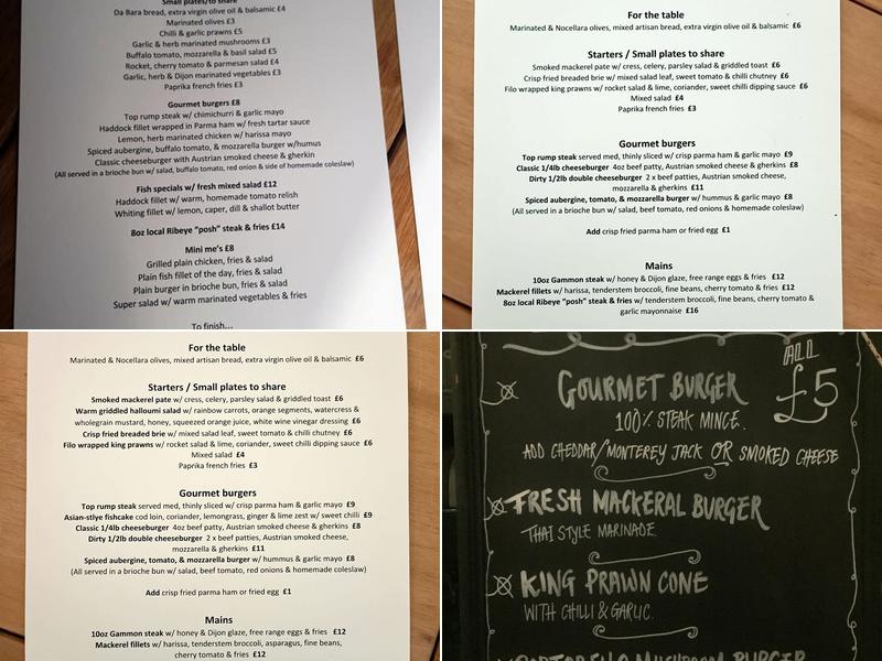 Secret Spot Hospitality - Ssh Horsebox Menu