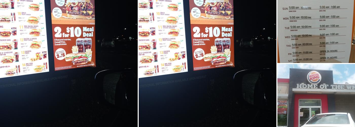 Burger King Menu