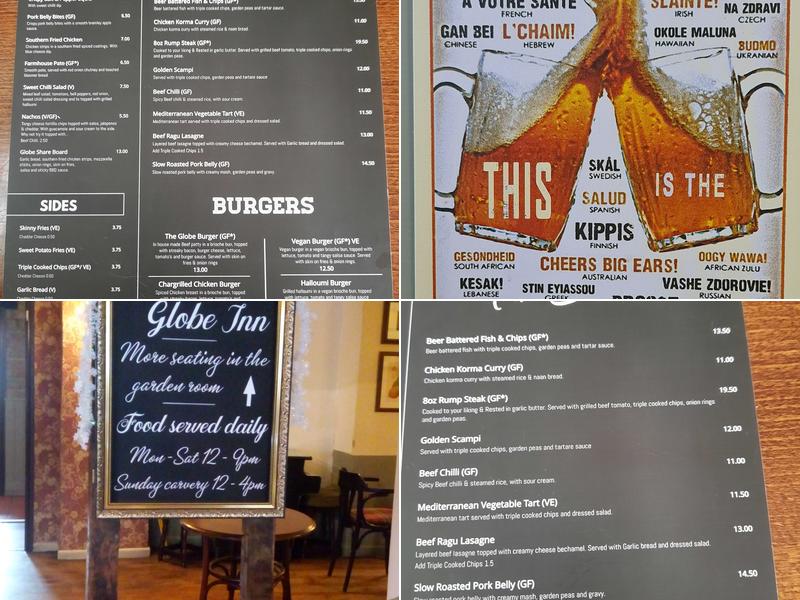 The Globe Menu