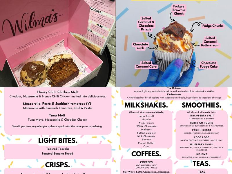 Wilma's Bakery Leigh-On-Sea Menu