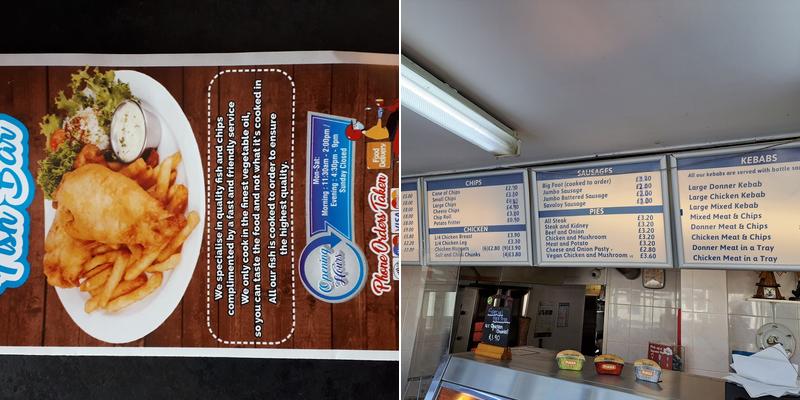 Windmill Fish Bar Menu