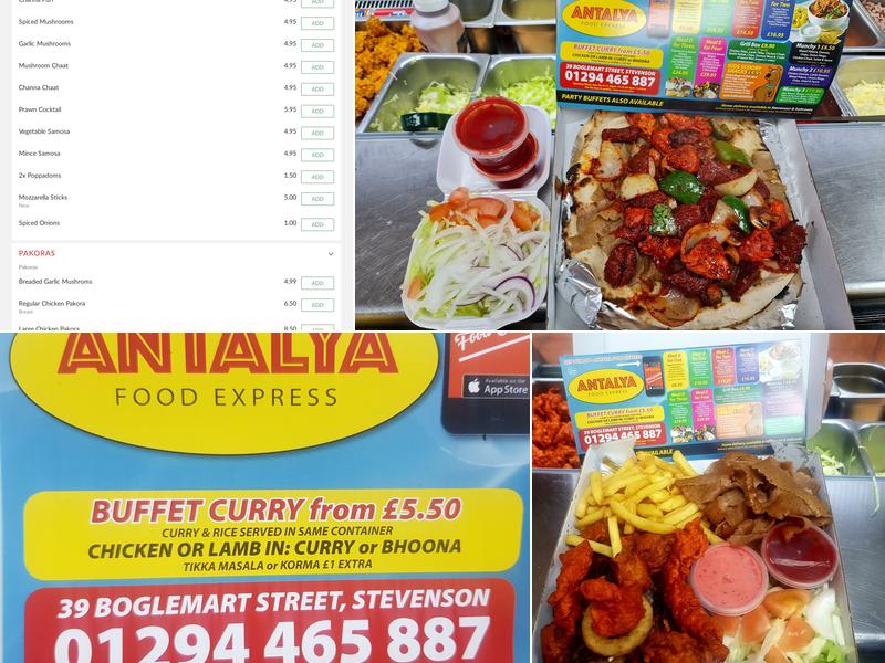 Antalya food express Menu