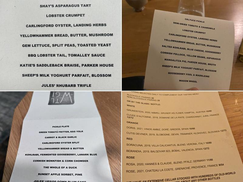 Where the Light Gets In Menu