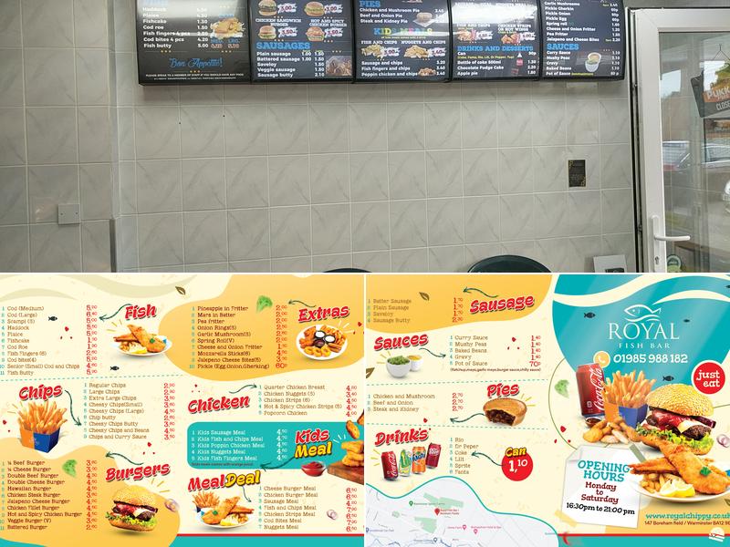 Royal Fish Bar Menu