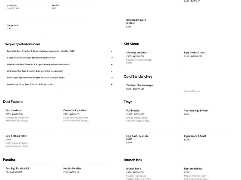 Rossendale Dial a Dinner Menu