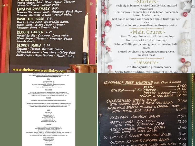The Harrow Menu