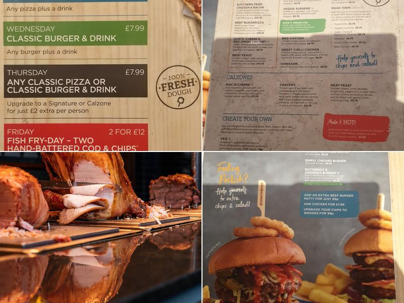 The Wharton Park Stonehouse Menu