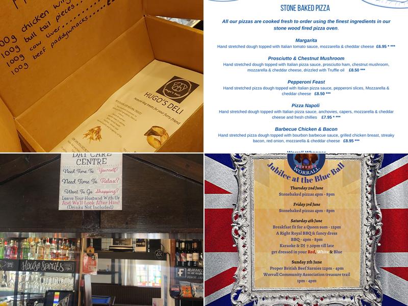 The Blue Ball Inn Menu