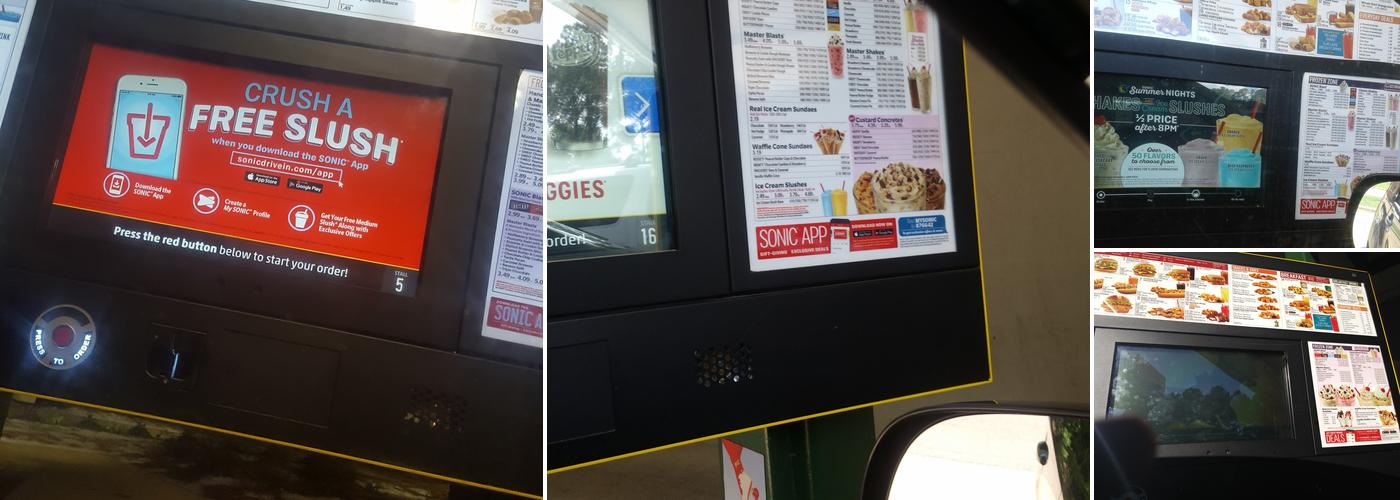 Sonic Drive-In Menu