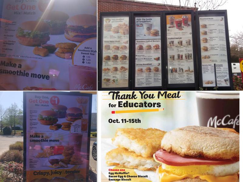 McDonald's Menu