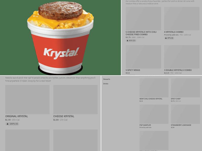 Krystal Menu