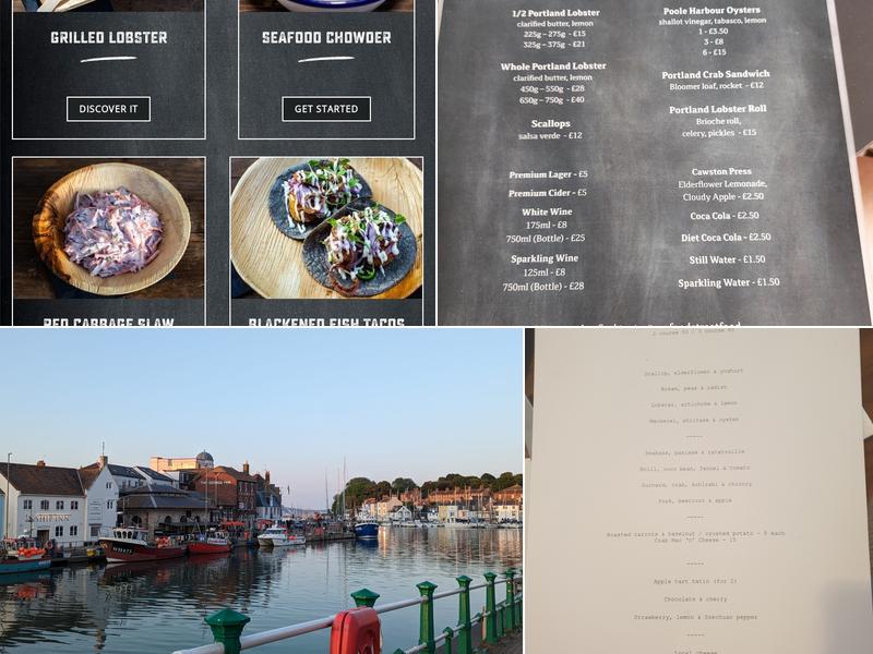 Hatch on the Harbour Menu