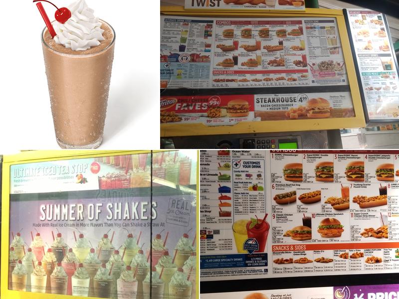 Sonic Drive-In Menu