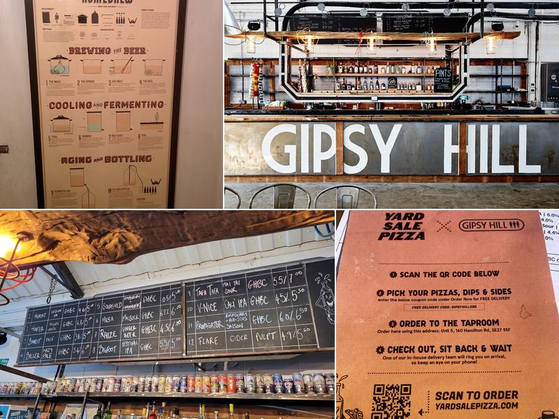 Gipsy Hill Brewing Company - Taproom Menu