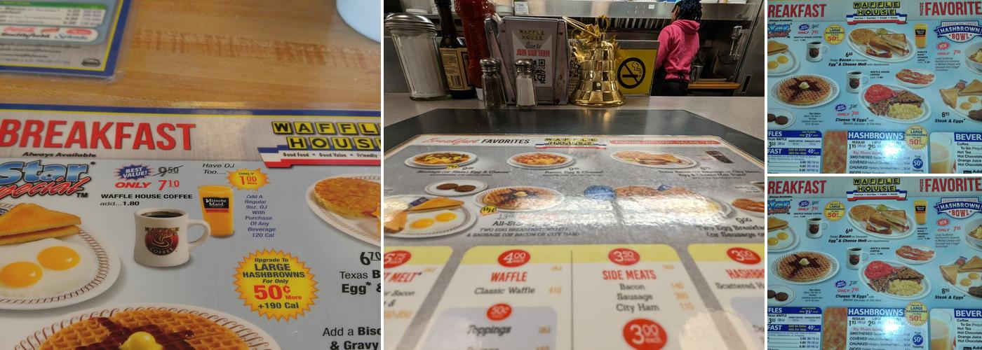 Waffle House Menu