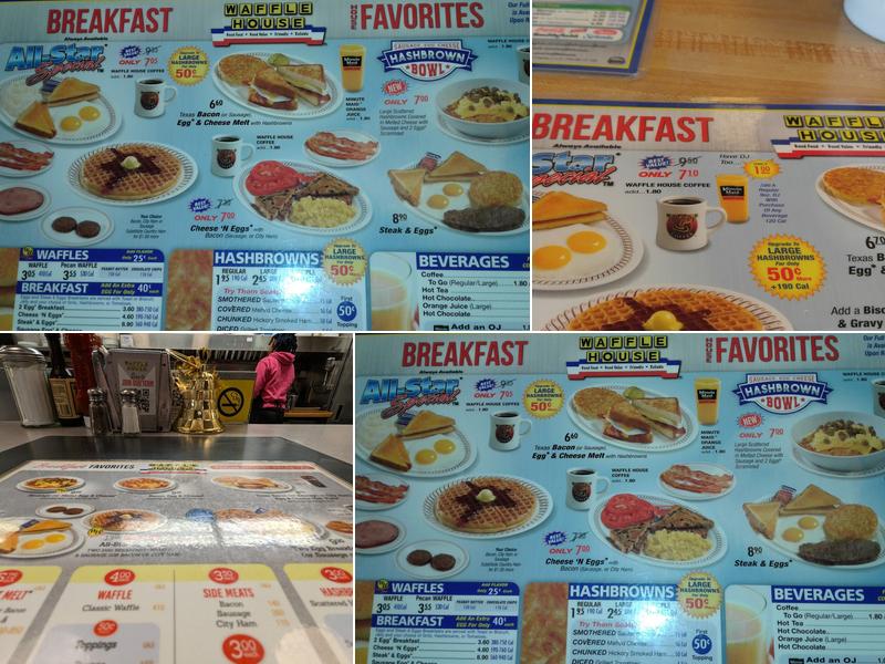 Waffle House Menu