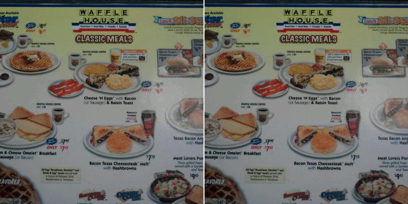 Waffle House Menu