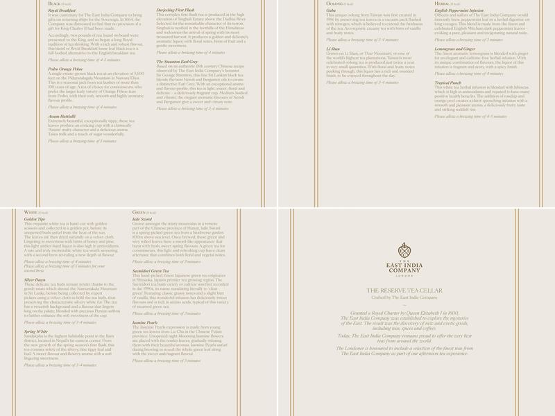 The Stage at The Londoner Menu